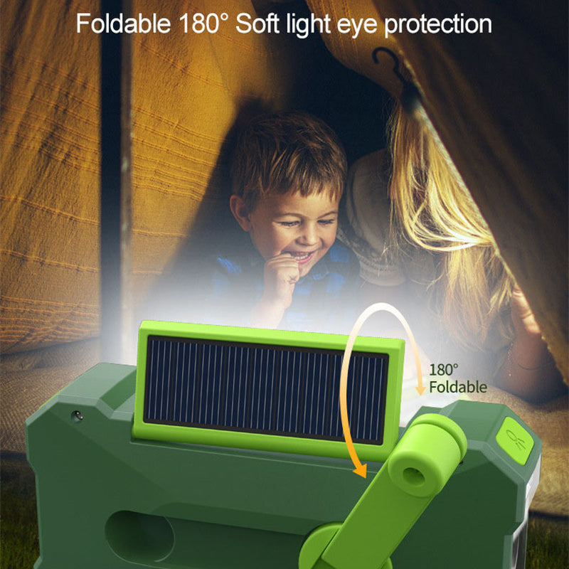 3 in 1 Emergency Radio with Hand Crank, Flashlight, Reading Lamp, Solar Power Bank & SOS