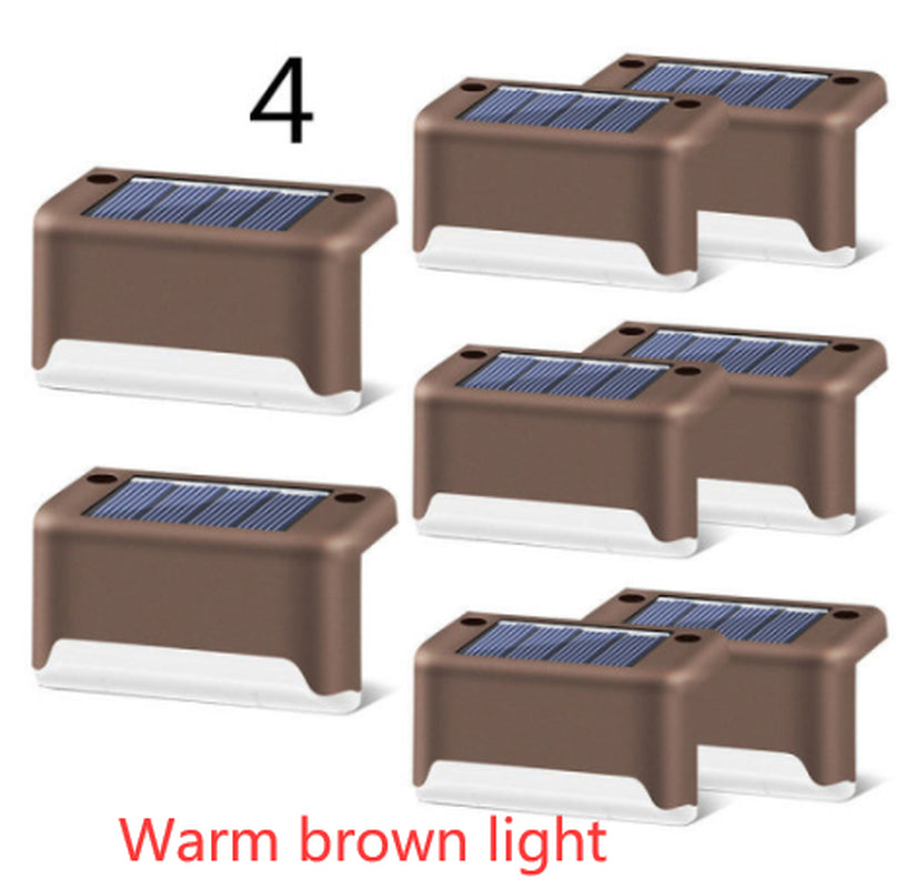 Upgraded Waterproof LED Solar Fence Light – Outdoor Deck & Step Lamp for Patio, Garden, Pathway & Yard