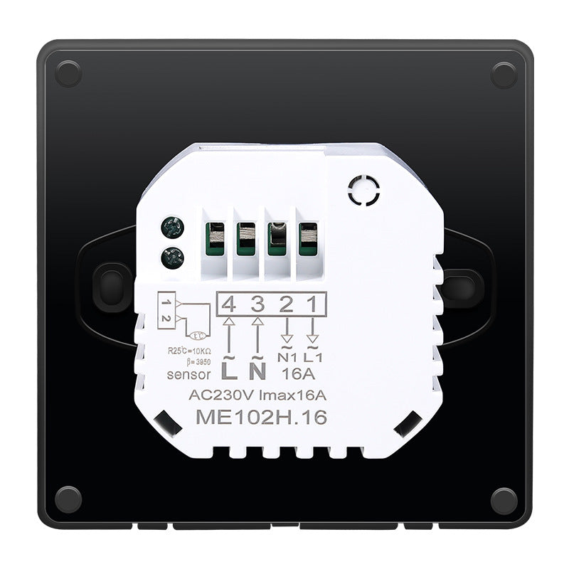 Smart Wall-Mounted Thermostat - WiFi Control Touchscreen Display, Energy-Saving Temperature Management