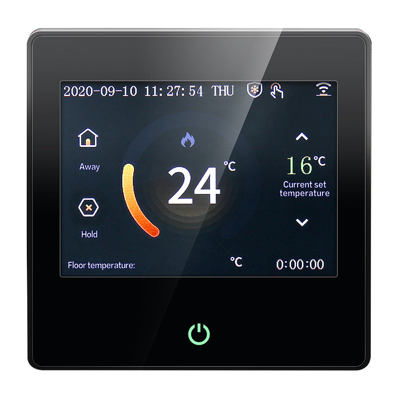 Smart Wall-Mounted Thermostat - WiFi Control Touchscreen Display, Energy-Saving Temperature Management