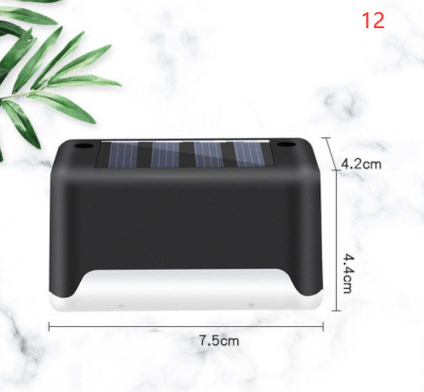 Upgraded Waterproof LED Solar Fence Light – Outdoor Deck & Step Lamp for Patio, Garden, Pathway & Yard
