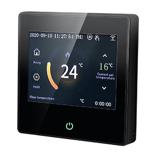 Smart Wall-Mounted Thermostat - WiFi Control Touchscreen Display, Energy-Saving Temperature Management
