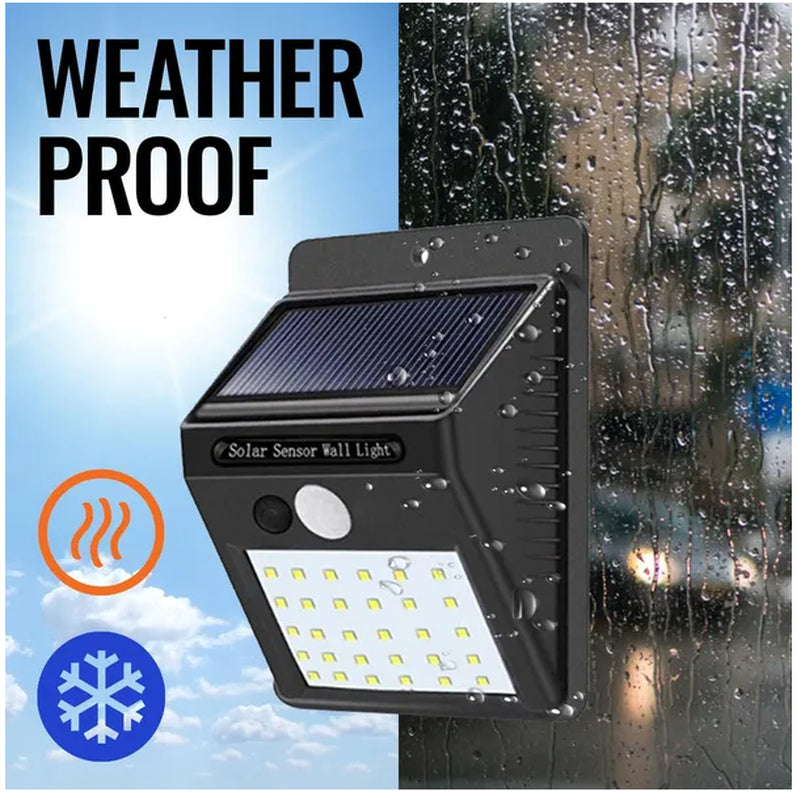 Solar Motion Sensor Security Light – 10 LED Wireless Outdoor Floodlight