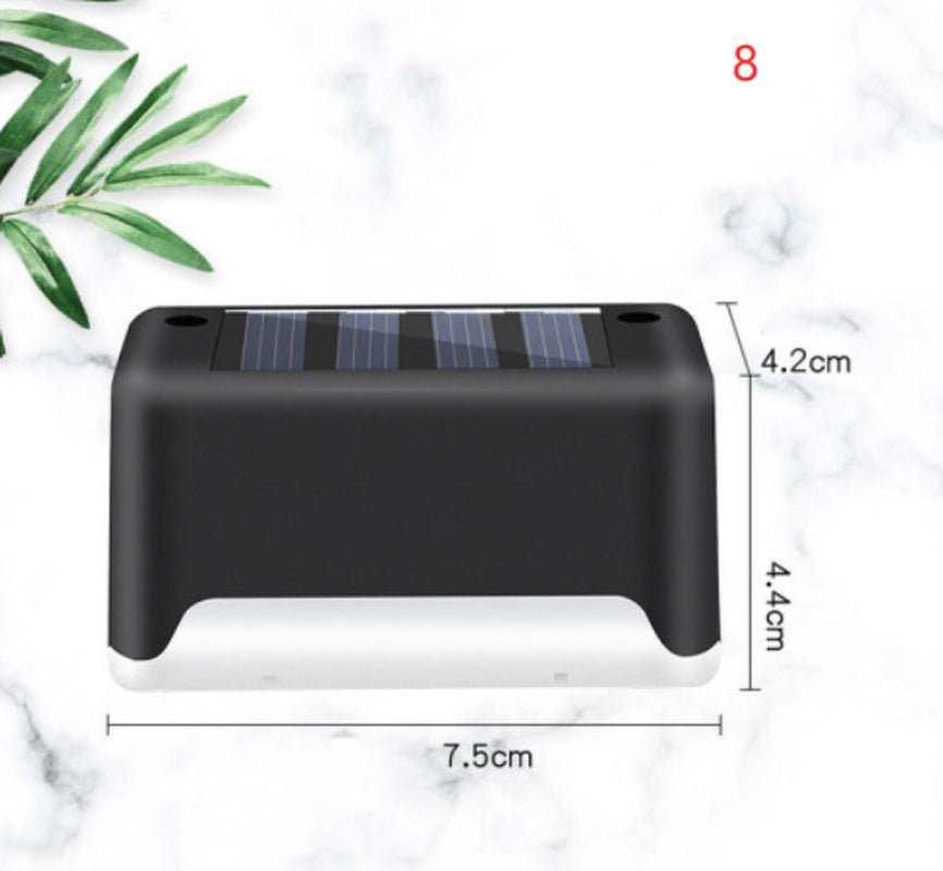 Upgraded Waterproof LED Solar Fence Light – Outdoor Deck & Step Lamp for Patio, Garden, Pathway & Yard