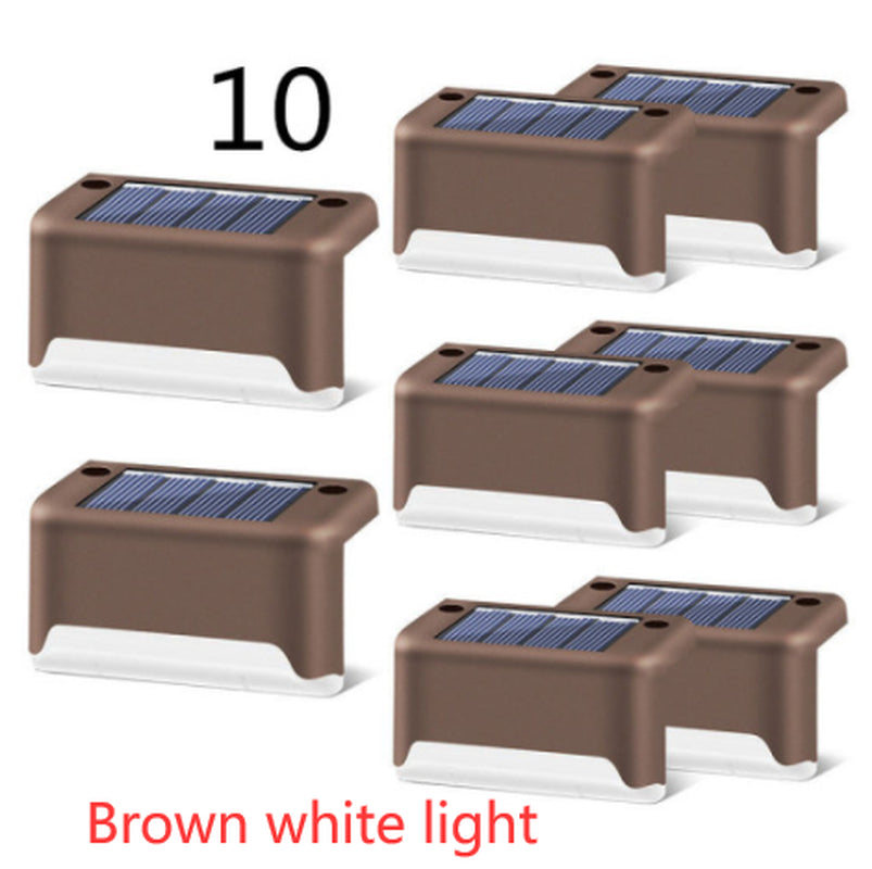 Upgraded Waterproof LED Solar Fence Light – Outdoor Deck & Step Lamp for Patio, Garden, Pathway & Yard
