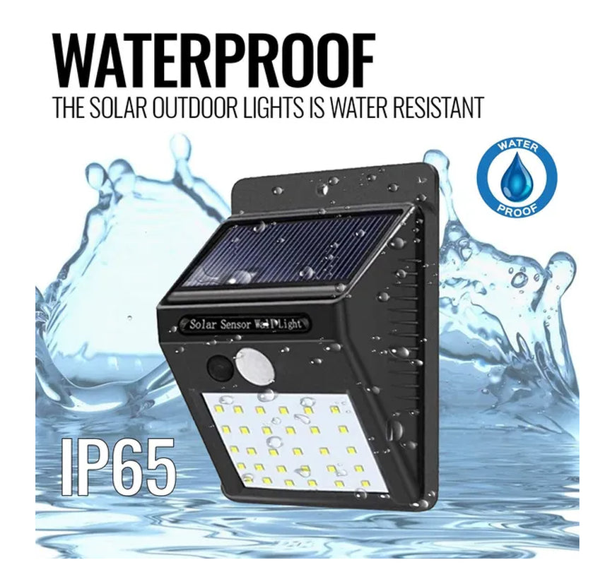 Solar Motion Sensor Security Light – 10 LED Wireless Outdoor Floodlight