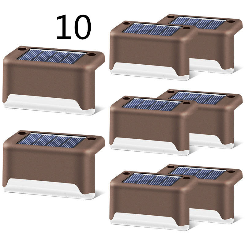 Upgraded Waterproof LED Solar Fence Light – Outdoor Deck & Step Lamp for Patio, Garden, Pathway & Yard