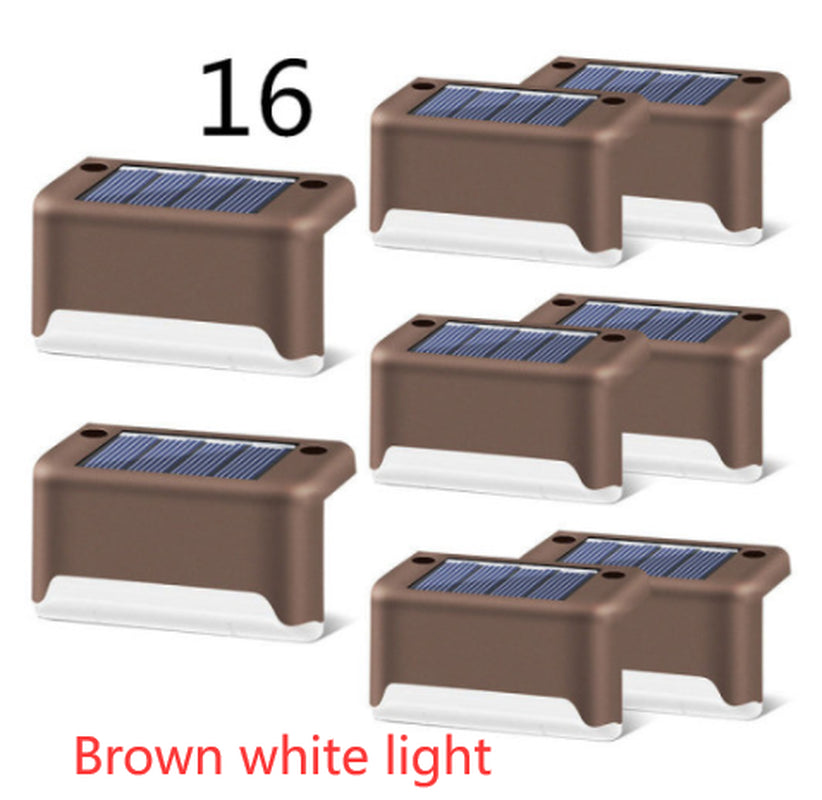 Upgraded Waterproof LED Solar Fence Light – Outdoor Deck & Step Lamp for Patio, Garden, Pathway & Yard