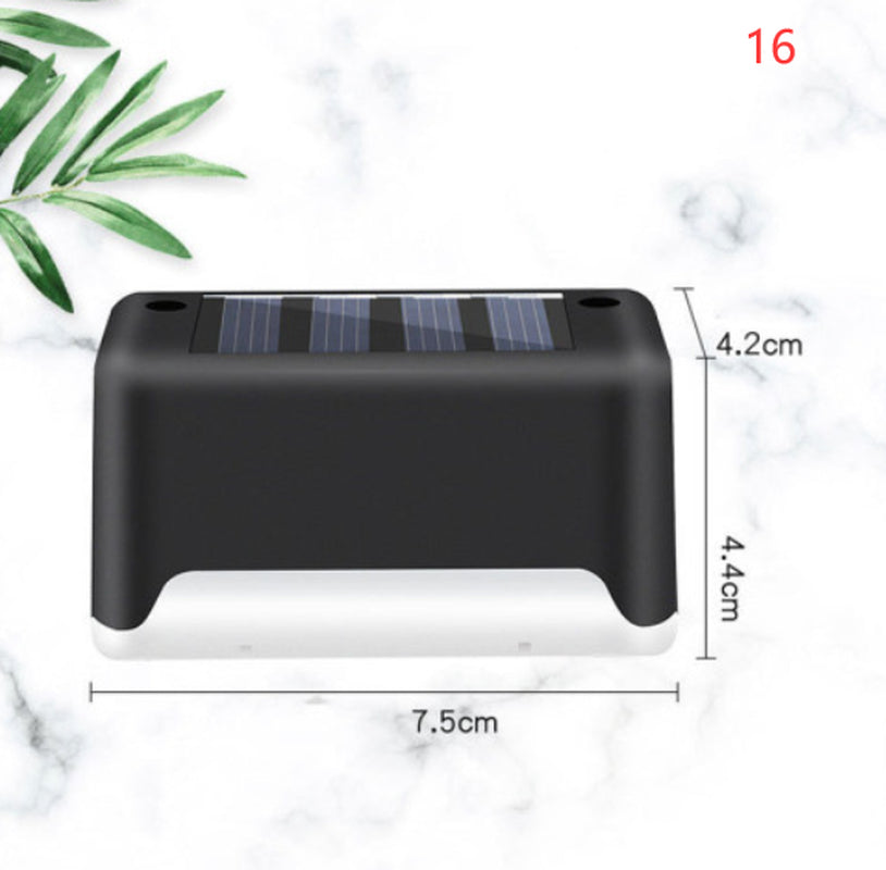 Upgraded Waterproof LED Solar Fence Light – Outdoor Deck & Step Lamp for Patio, Garden, Pathway & Yard