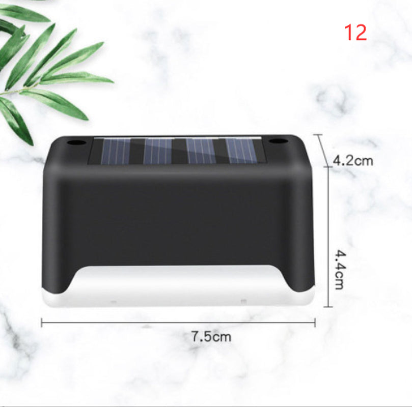 Upgraded Waterproof LED Solar Fence Light – Outdoor Deck & Step Lamp for Patio, Garden, Pathway & Yard