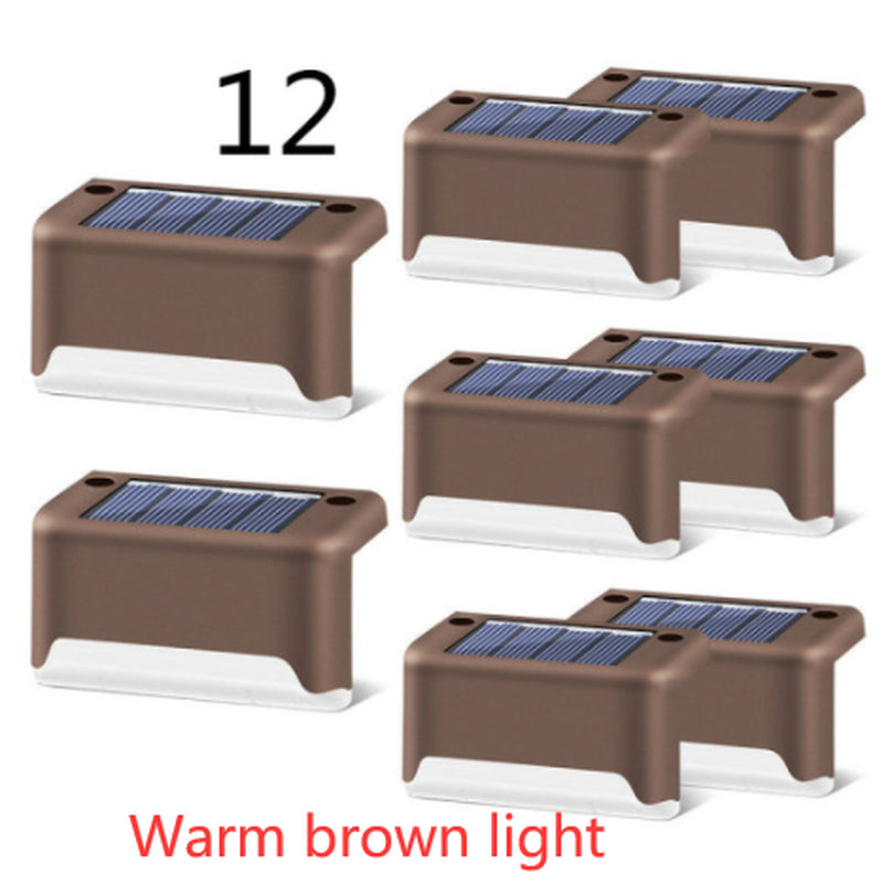 Upgraded Waterproof LED Solar Fence Light – Outdoor Deck & Step Lamp for Patio, Garden, Pathway & Yard