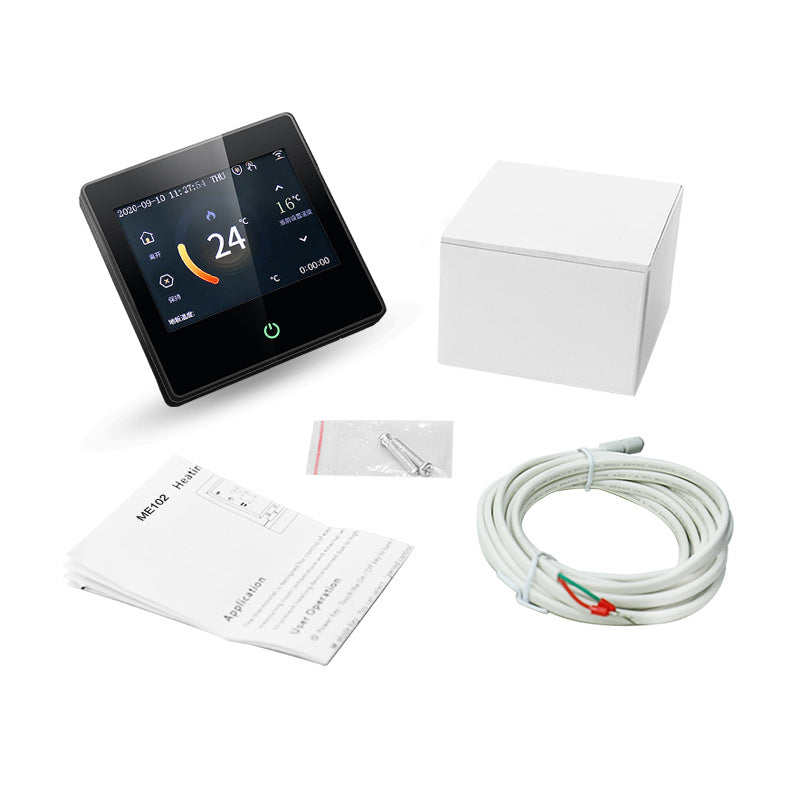 Smart Wall-Mounted Thermostat - WiFi Control Touchscreen Display, Energy-Saving Temperature Management