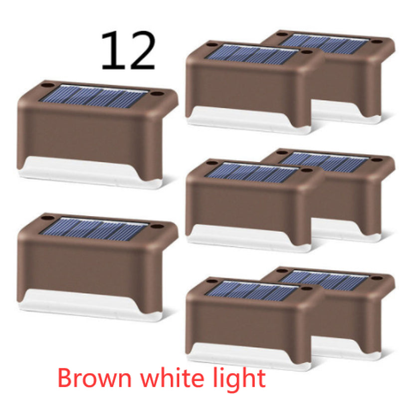 Upgraded Waterproof LED Solar Fence Light – Outdoor Deck & Step Lamp for Patio, Garden, Pathway & Yard