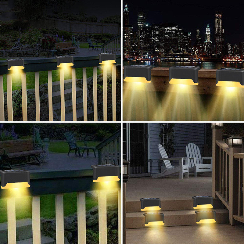 Upgraded Waterproof LED Solar Fence Light – Outdoor Deck & Step Lamp for Patio, Garden, Pathway & Yard
