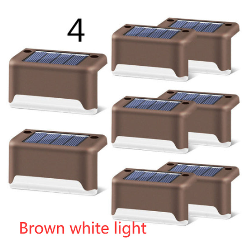 Upgraded Waterproof LED Solar Fence Light – Outdoor Deck & Step Lamp for Patio, Garden, Pathway & Yard