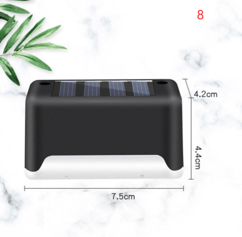 Upgraded Waterproof LED Solar Fence Light – Outdoor Deck & Step Lamp for Patio, Garden, Pathway & Yard